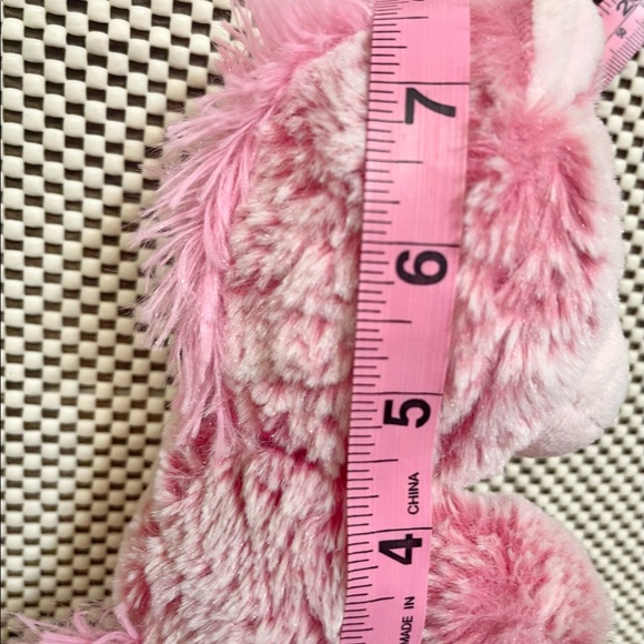 Kellytoy Unicorn Pink Sugar Loaf Corduroy 8” Stuffed Animal Lovey Plush - Picture 12 of 12